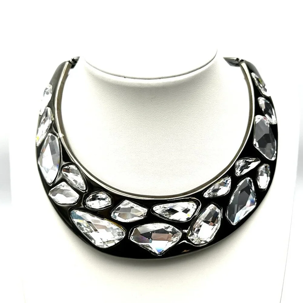AUTHENTIC 1960s Kenneth Lane Crystal Collar — Early Production Markings — EUC - Picture 2 of 10